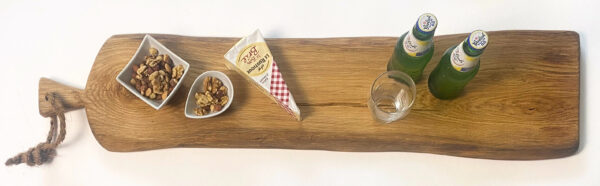 Lange plank met natuurlijke ronding (90cm)